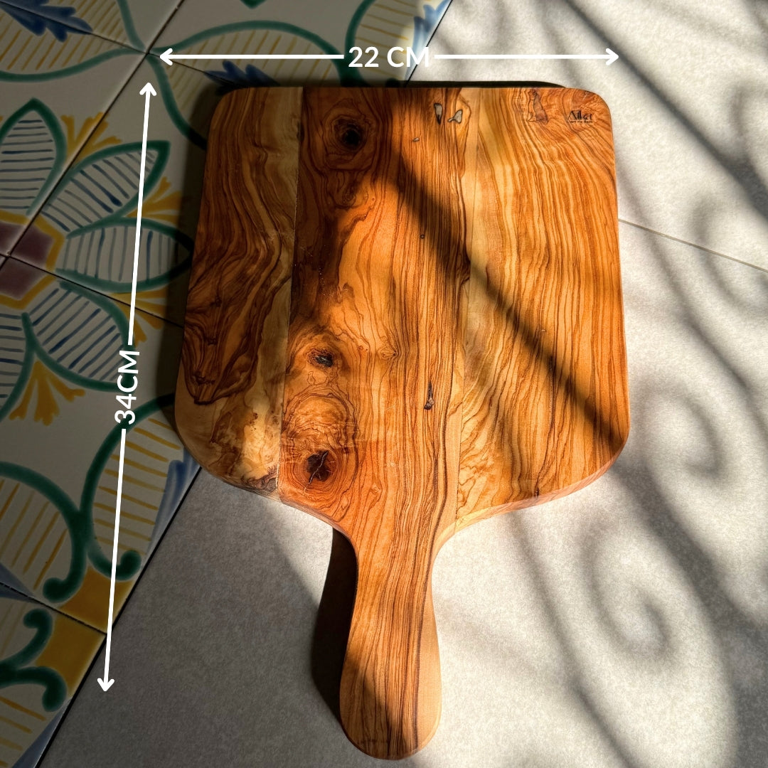 Pack de planches de service artisanales en bois d'olivier