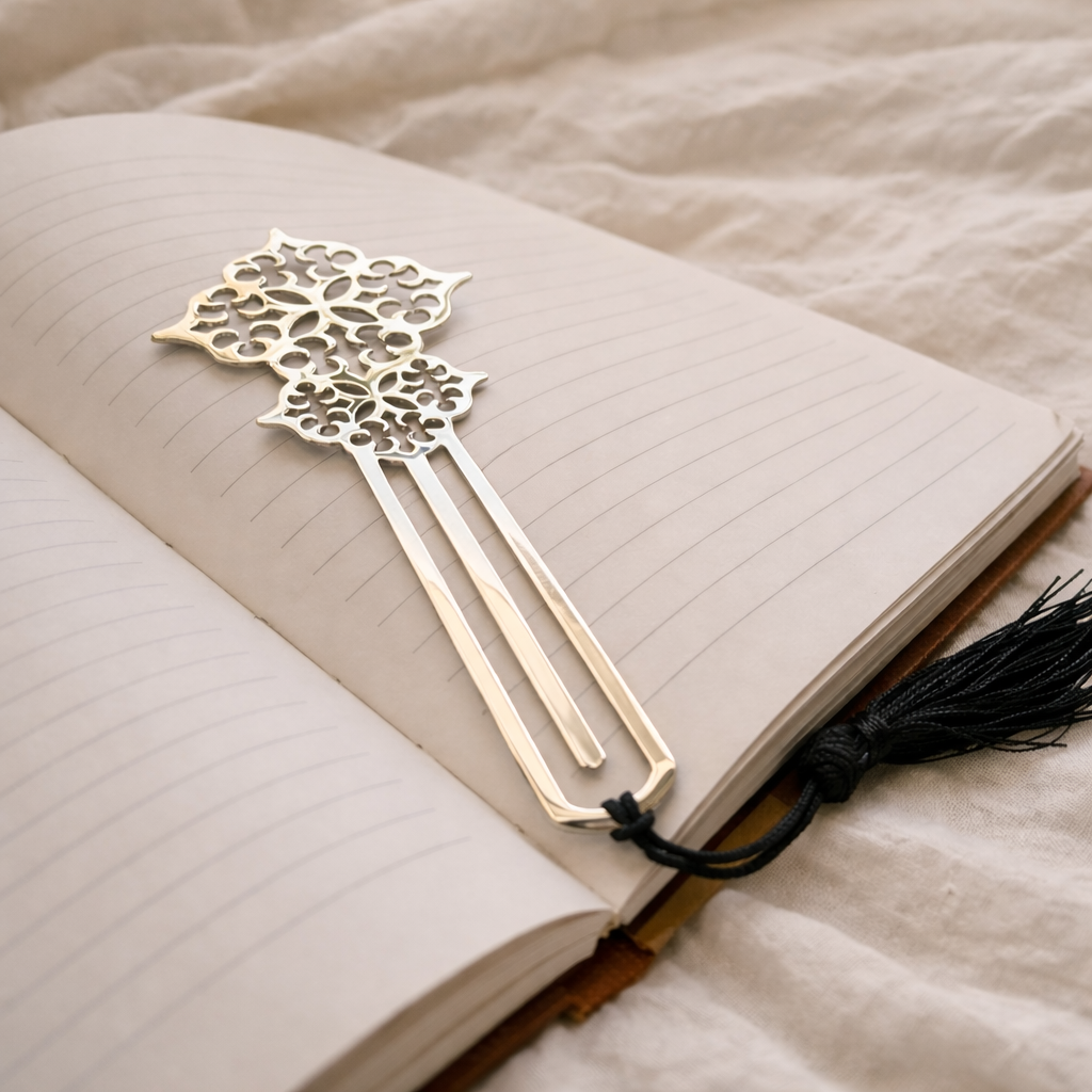 Marque-page en cuivre design oriental