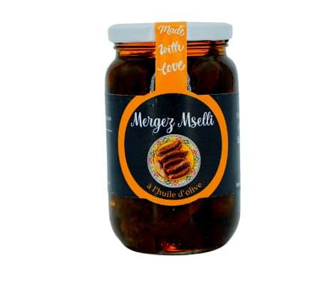 Merguez Mselli séchée et salée un délice incontournable