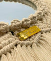 Miroir en crochet
