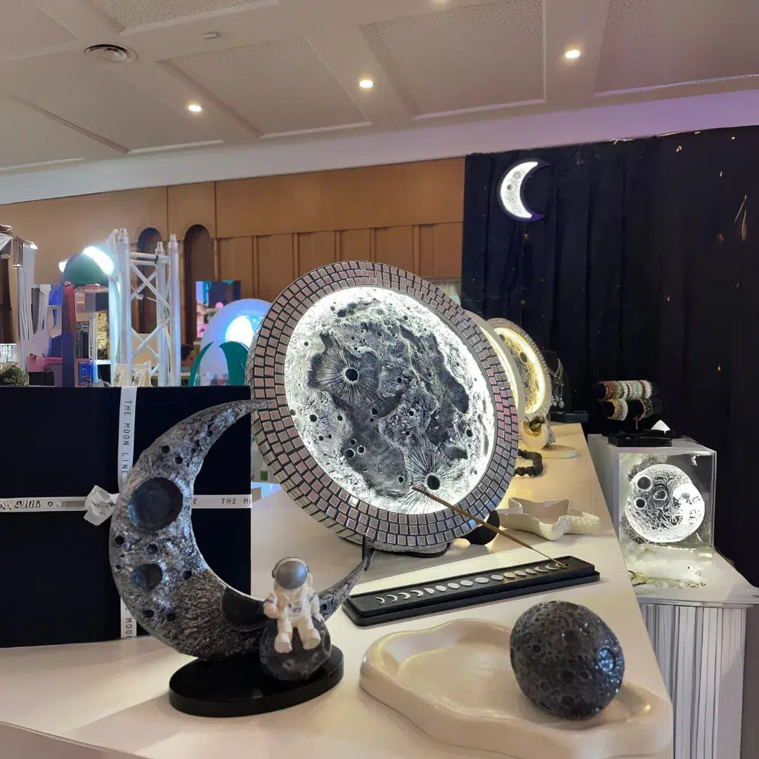 Moon Candle Holder – Crescent Ritual Edition (Single or Double Face)