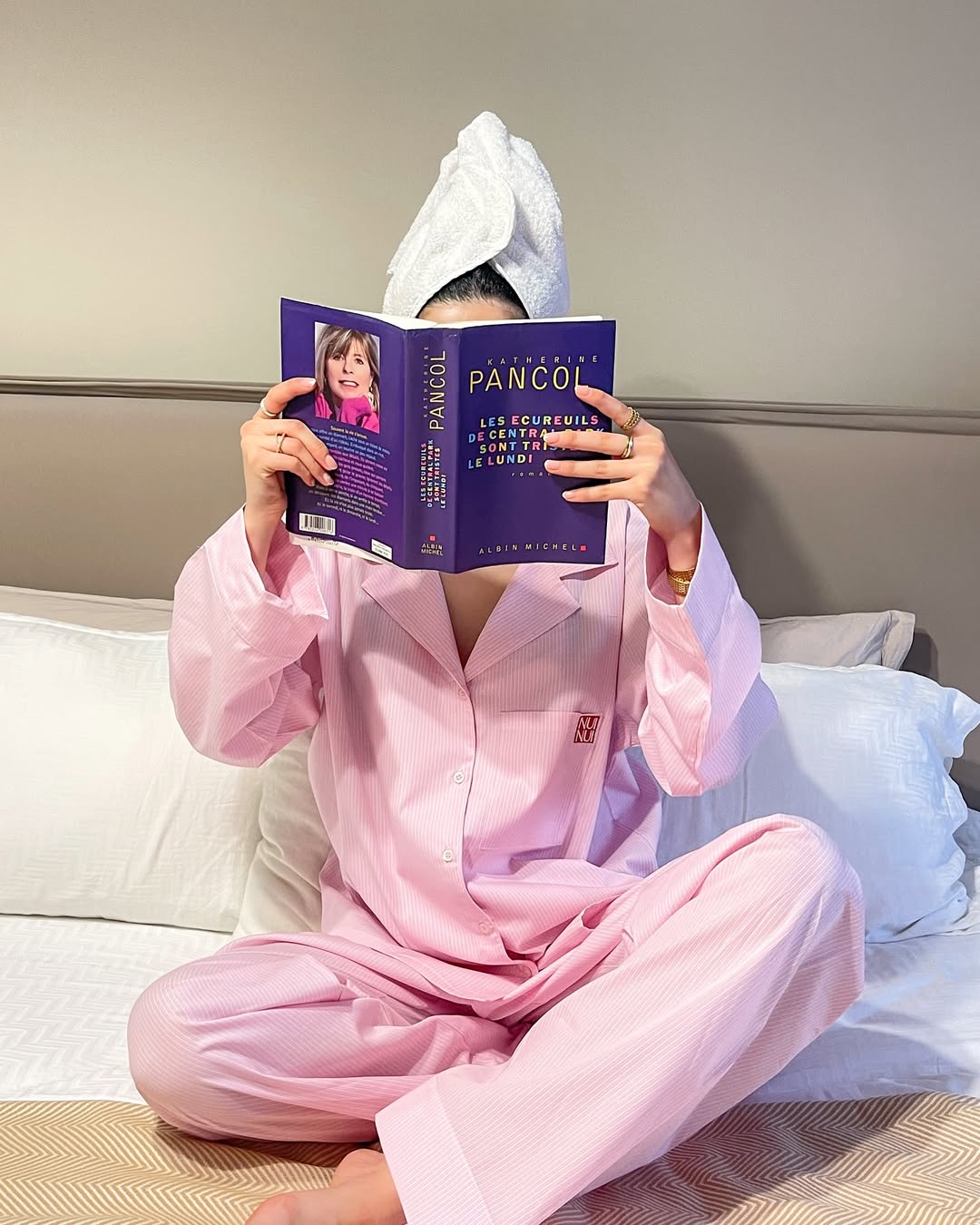 Pyjama coton luxe avec des rayures blanches