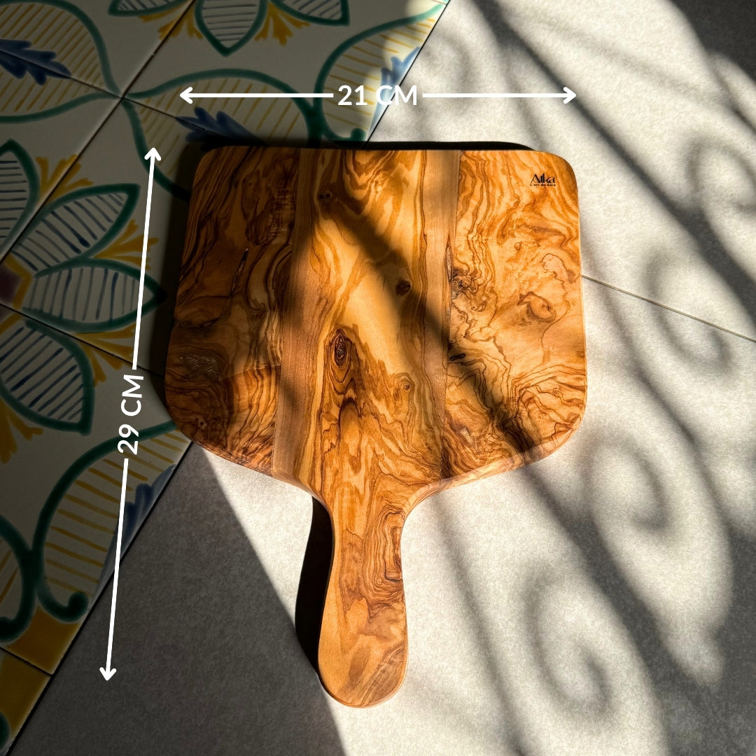 Pack de planches de service artisanales en bois d'olivier