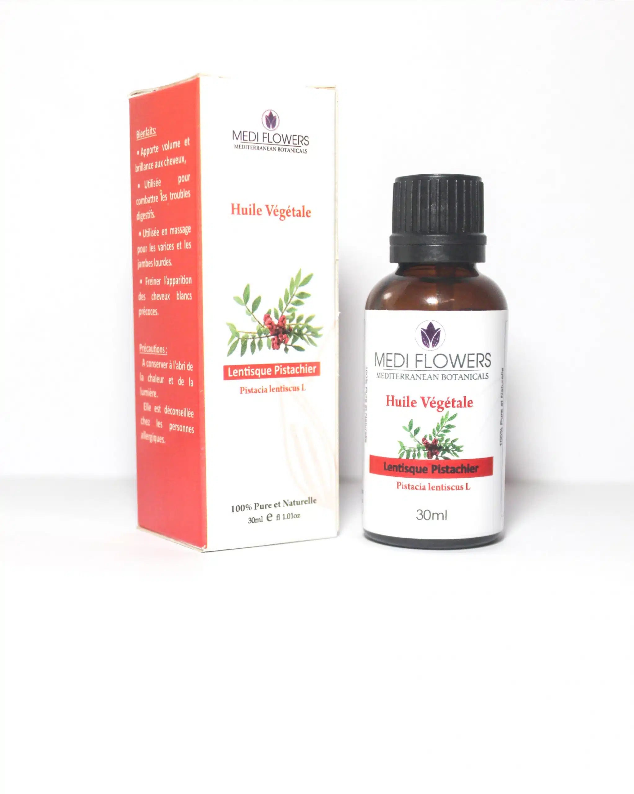 Huile végétale Lentisque 30 ml