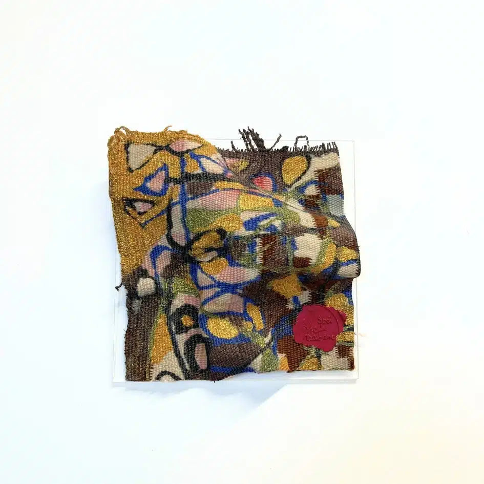 Tableau Berbère 3D Margoum Upcyclé – Pièce Unique