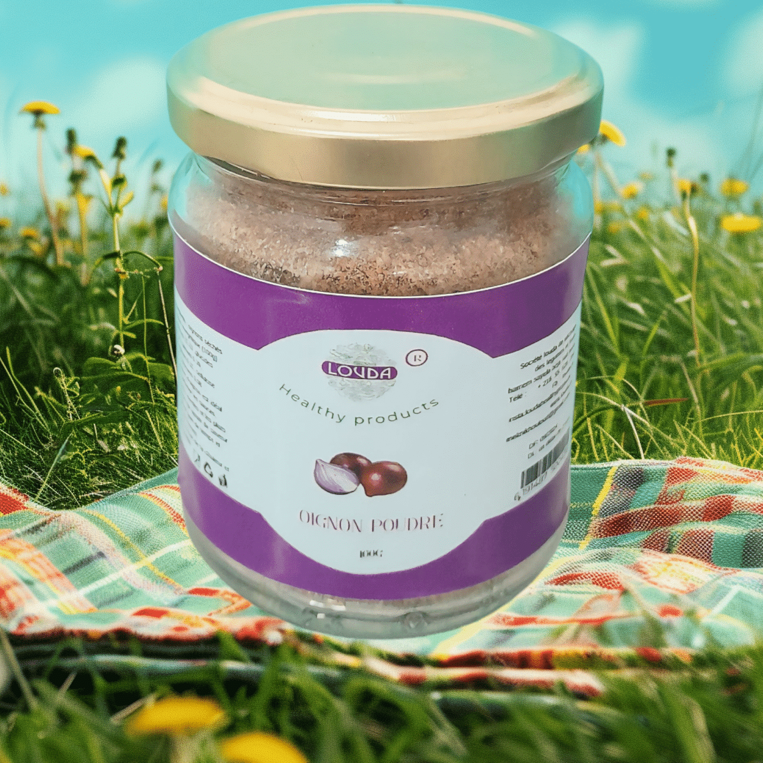 Poudre d'oignon 100% naturel Louda : Saveur authentique irrésistible