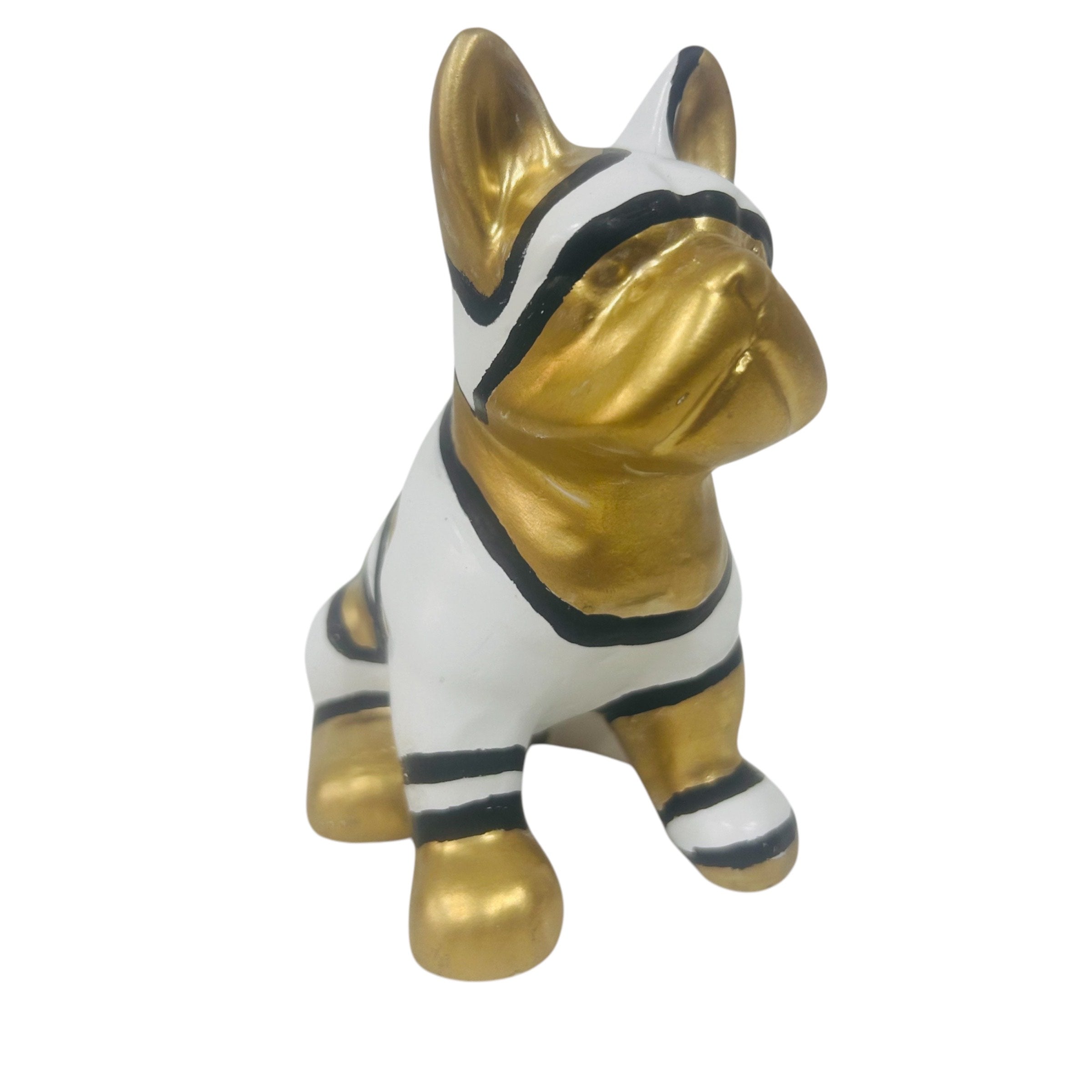 Statute décorative Bouledogue Royal Gold