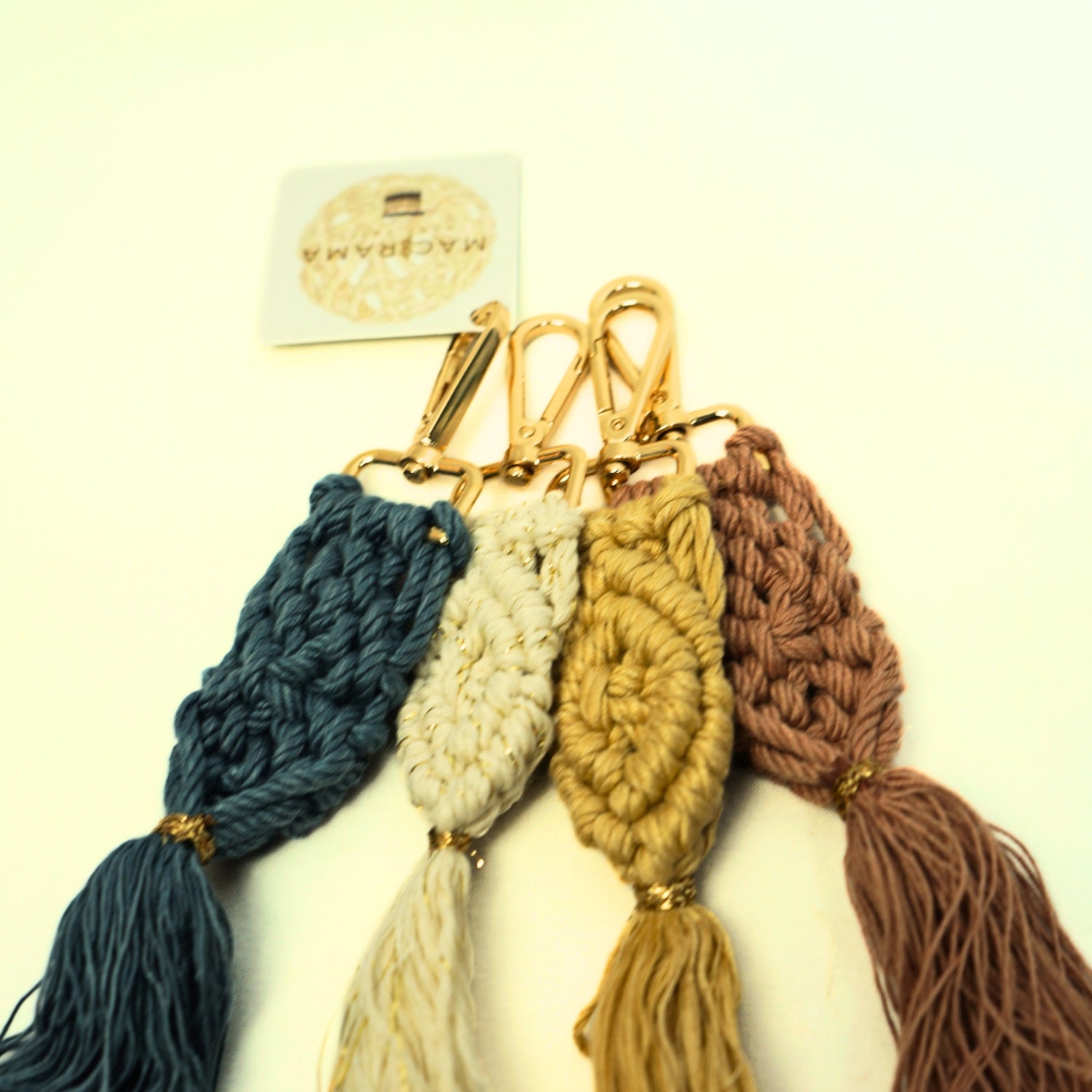 Porte-Clé Macramé Fait Main