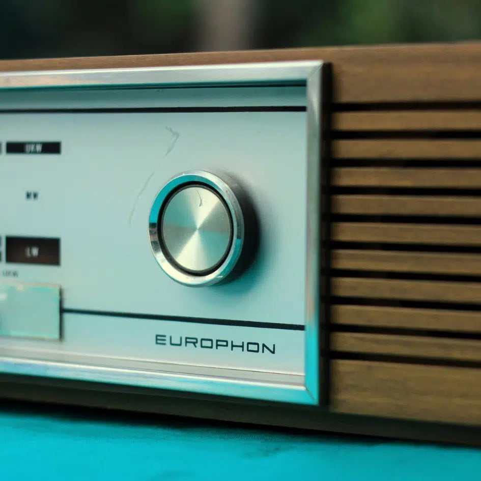 Poste radio vintage Europhon pièce unique état neuf élégance