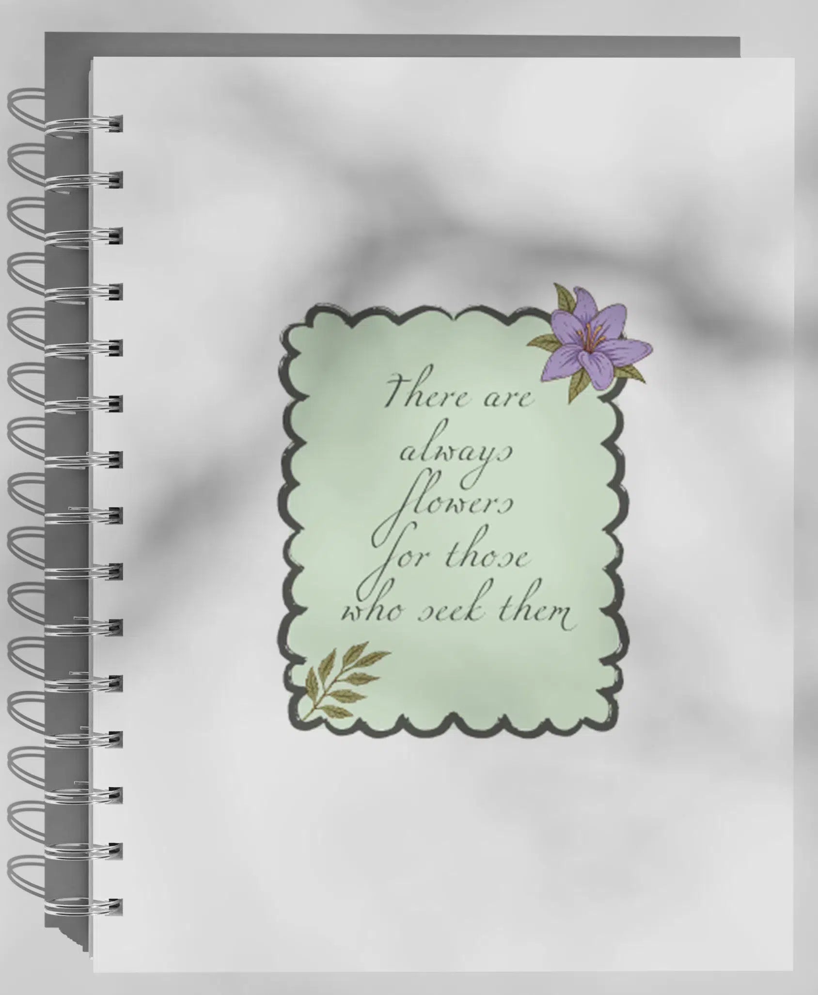 Carnet A5 Couverture Rigide Floral - Inspirant et Élégant