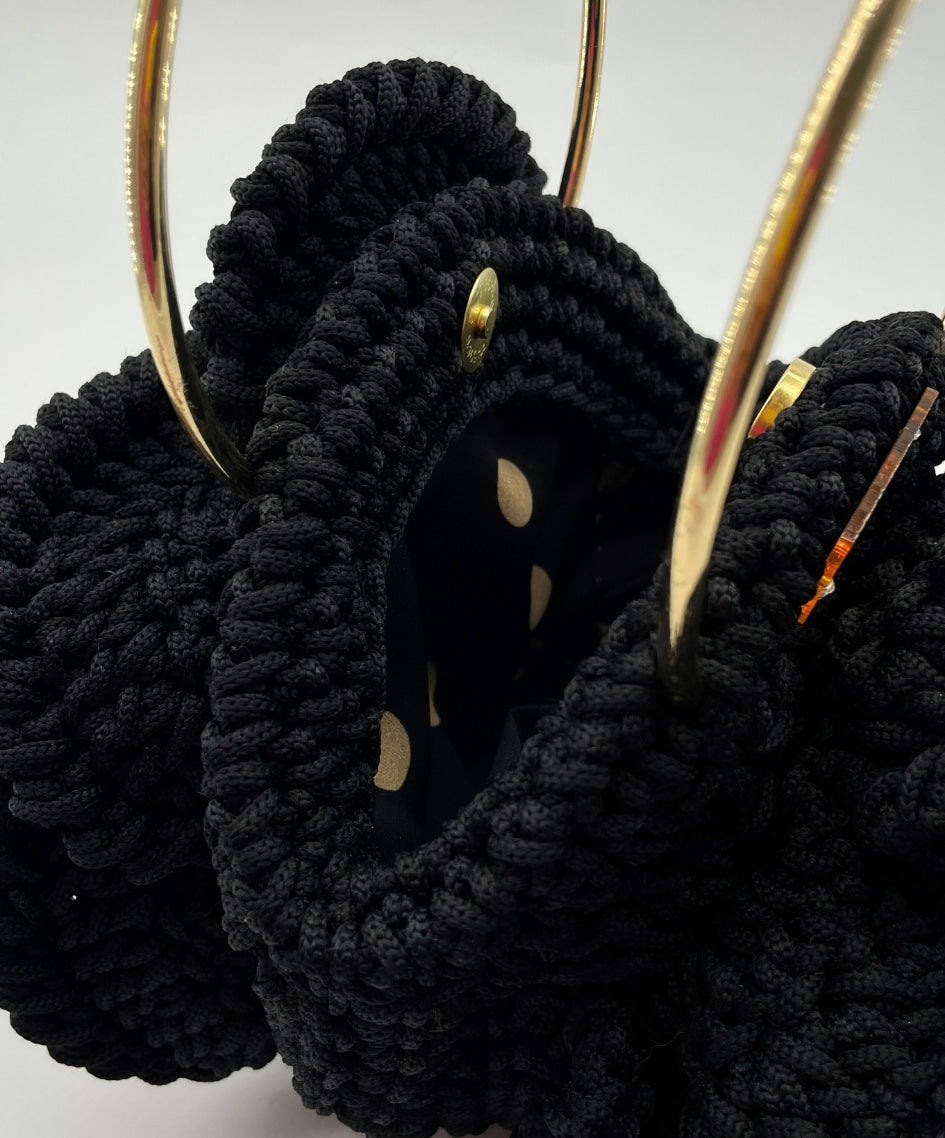 Sac Crochet Noir
