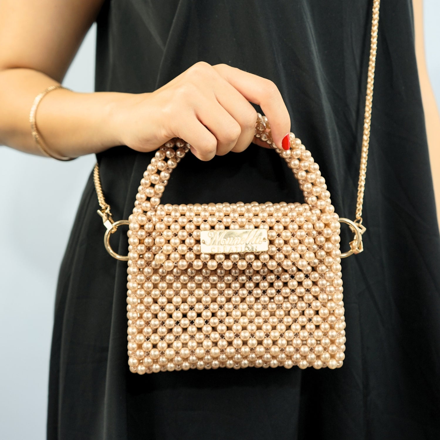 Sac en perle dorée : l'élégance incontournable !