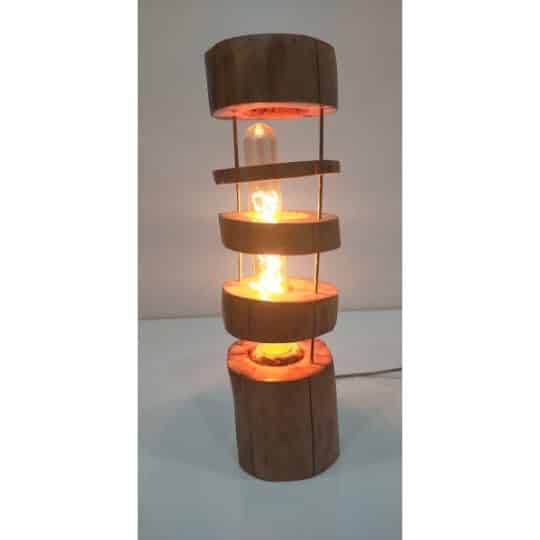 Luminaire en tranches rond