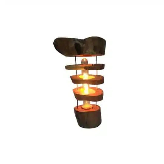Luminaire en tranches ovale