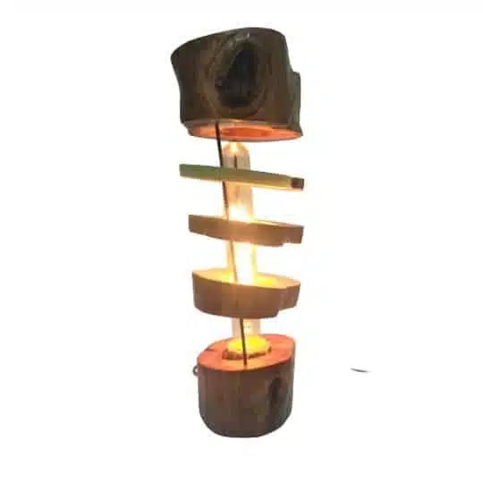 Luminaire en tranches ovale