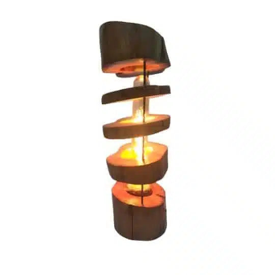 Luminaire en tranches ovale