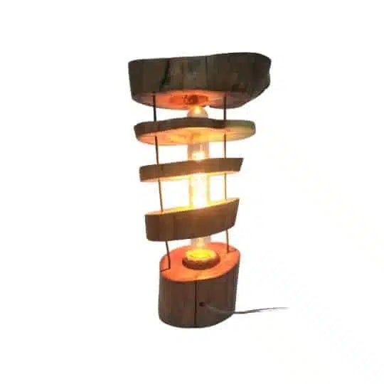 Luminaire en tranches ovale
