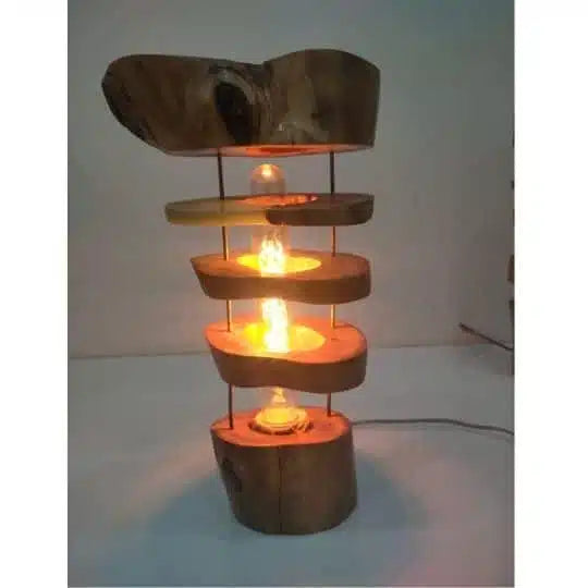 Luminaire en tranches ovale