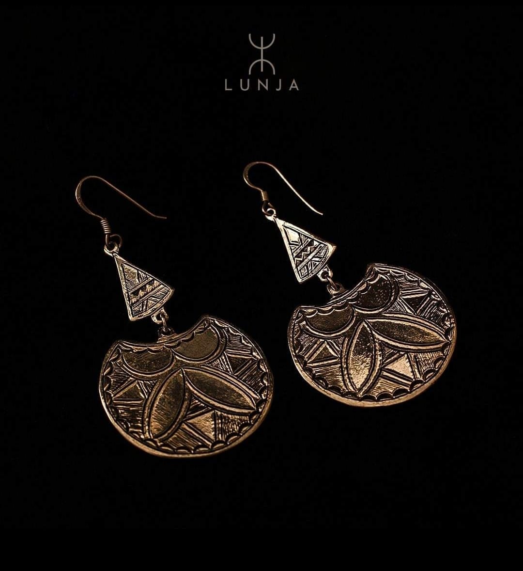 Boucle D'oreille En Argent Berbère, boucles design traditionnel pour femmes