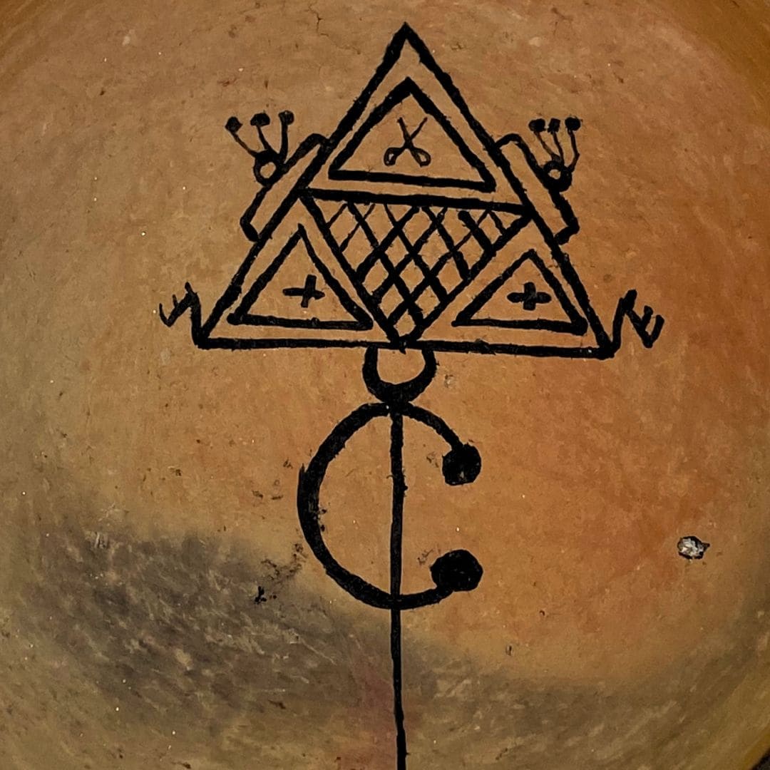 Assiette Amazigh En Céramique