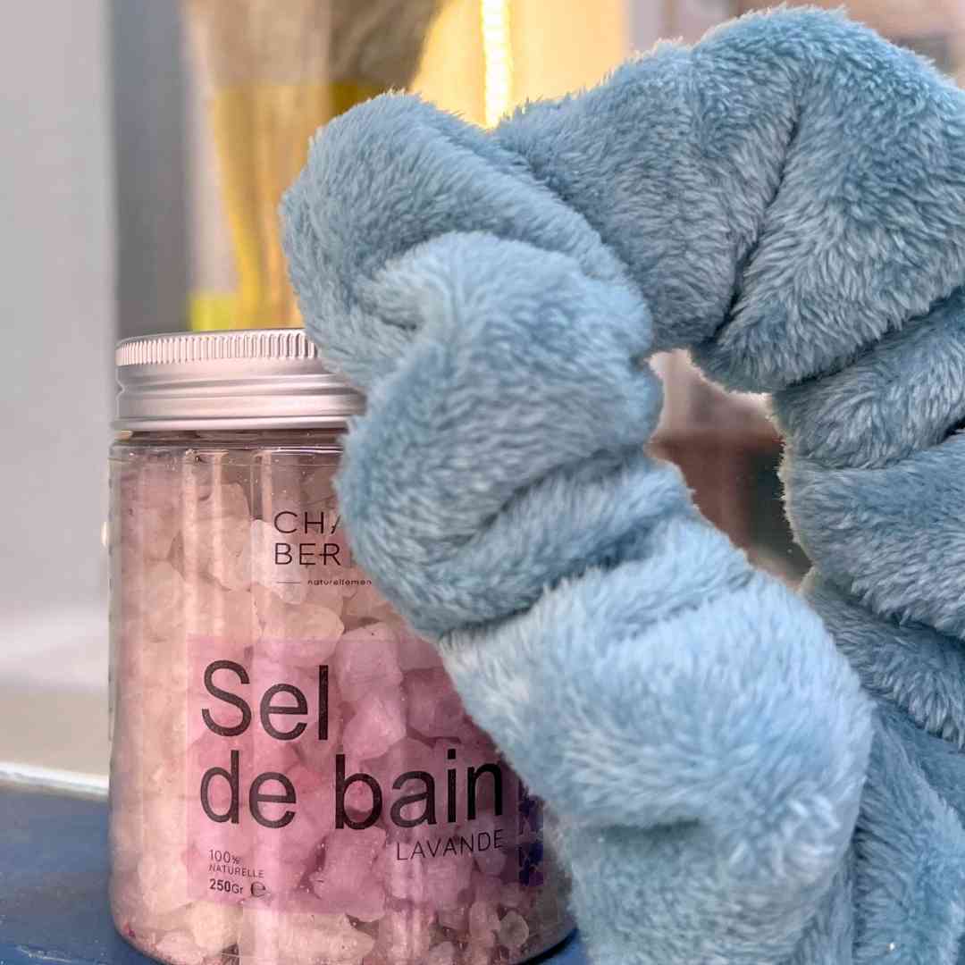 Sel de bain à la huille de lavande