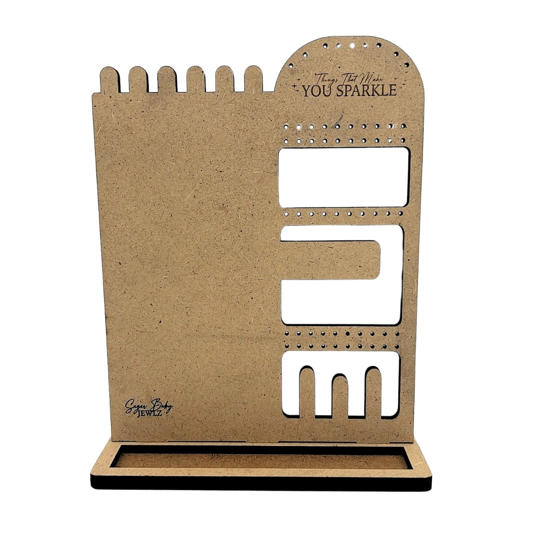 Porte Bijoux – Organisateur en Bois (24 cm x 18 cm)