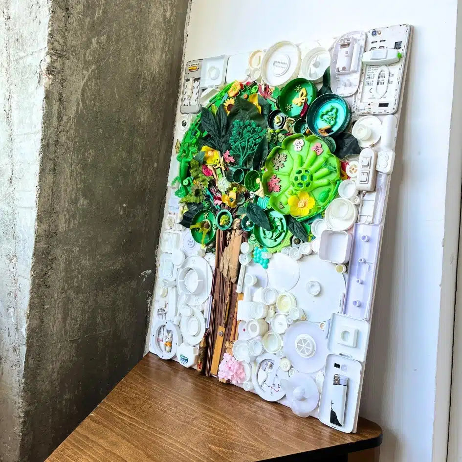 Tableau "Émergence Arbustive" – Art Naturel Représentant un Arbre