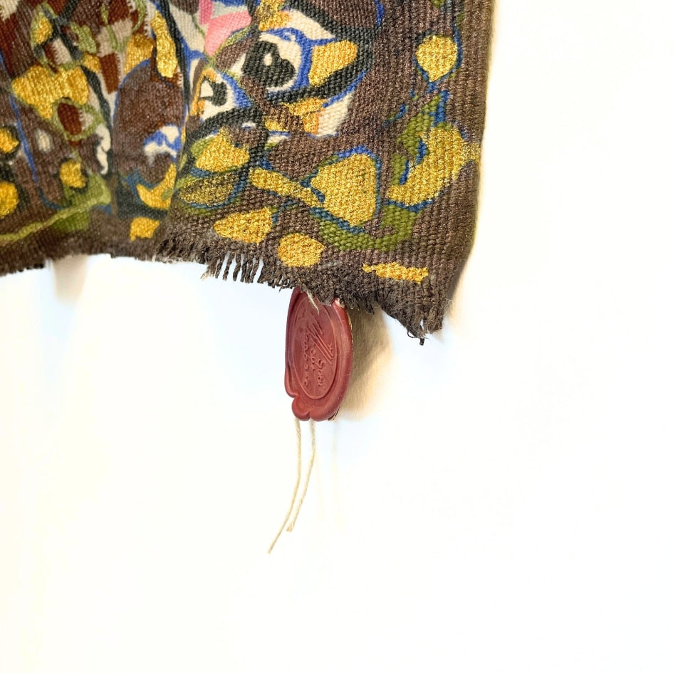 Tableau 3D Margoum Upcyclé – Peinture Poissons Unique