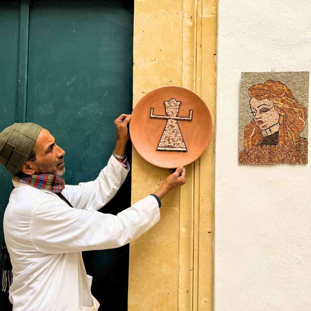 Object Décoratif en Mosaïque "Tanit'' 100% fait-main en Tunisie