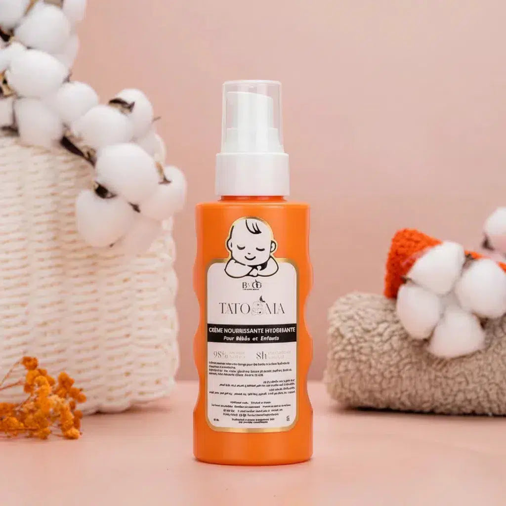 Crème bébé hydratante et apaisante pour peau sensible