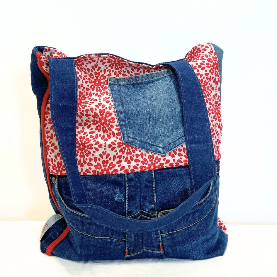 Tote Bag en Jean Recyclé – Sac Upcyclé Éthique & Fait Main