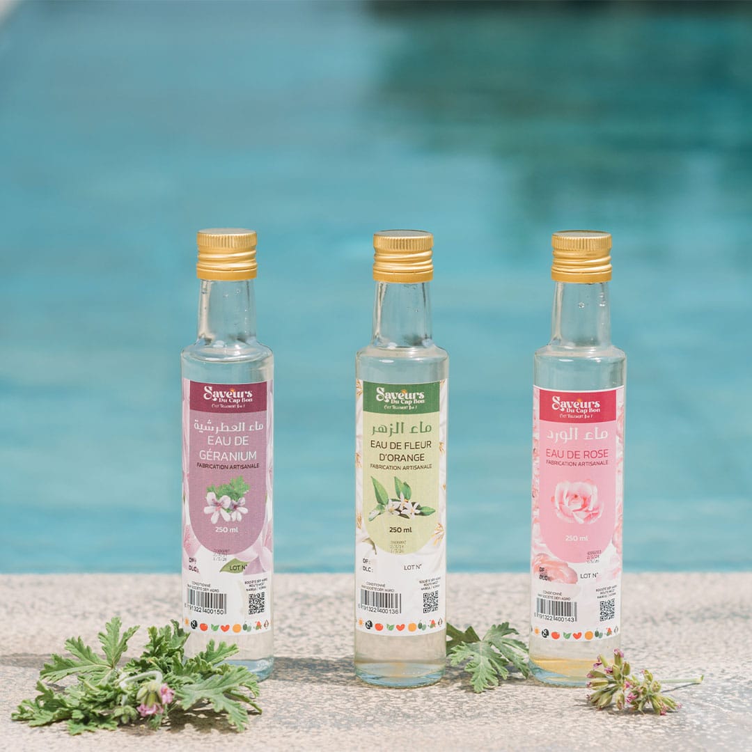 Eau de Géranium distillation traditionnelle – ماء العطرشية