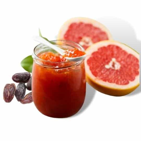 Confiture pamplemousse et datte 200g