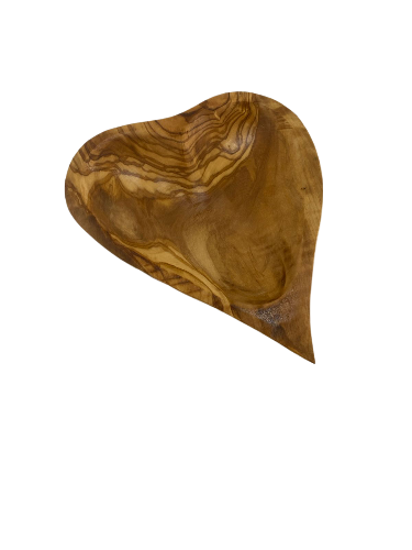 heart shaped oliviwood dish