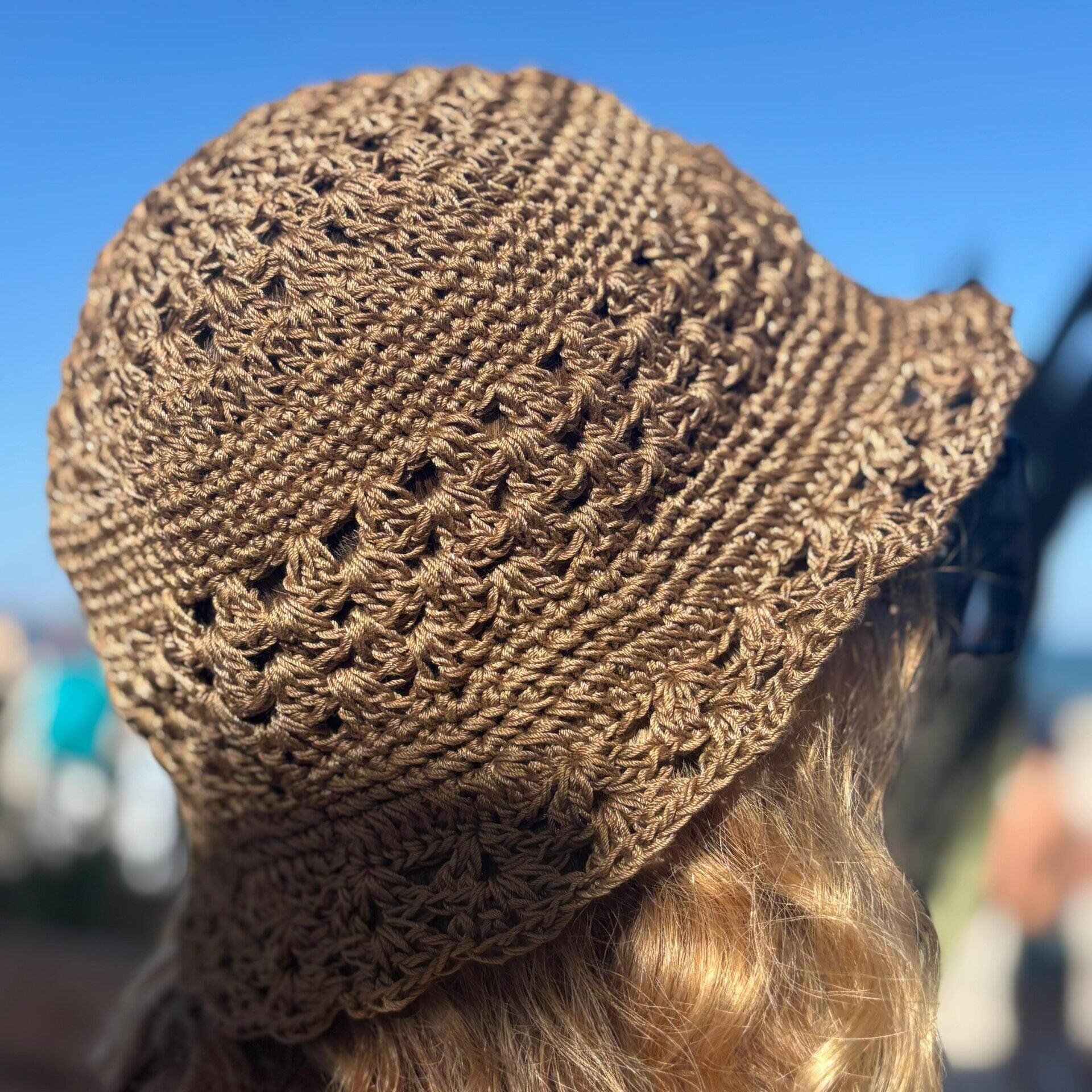 Chapeau crochet fait main pour un style bohème chic irrésistible