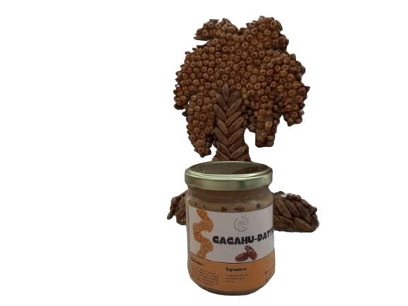 cacahu-dattes sans gluten, sans sucre raffiné, sans sel ajouté, ni huiles