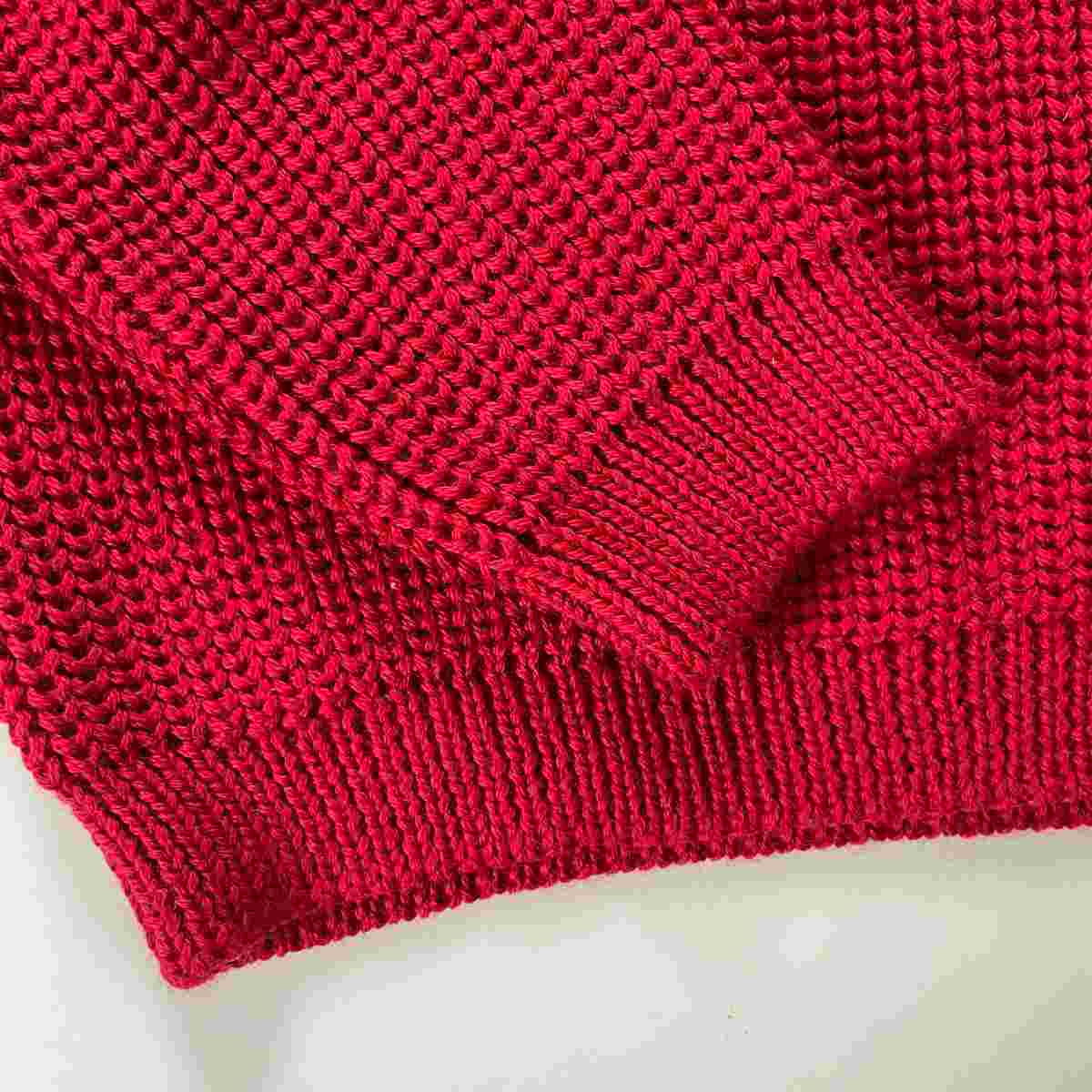 Pull personnalisé enfant en rouge avec prénom exclusif