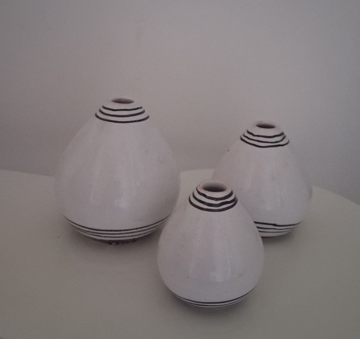 Vases élégants en série de 3 pour sublimer votre intérieur