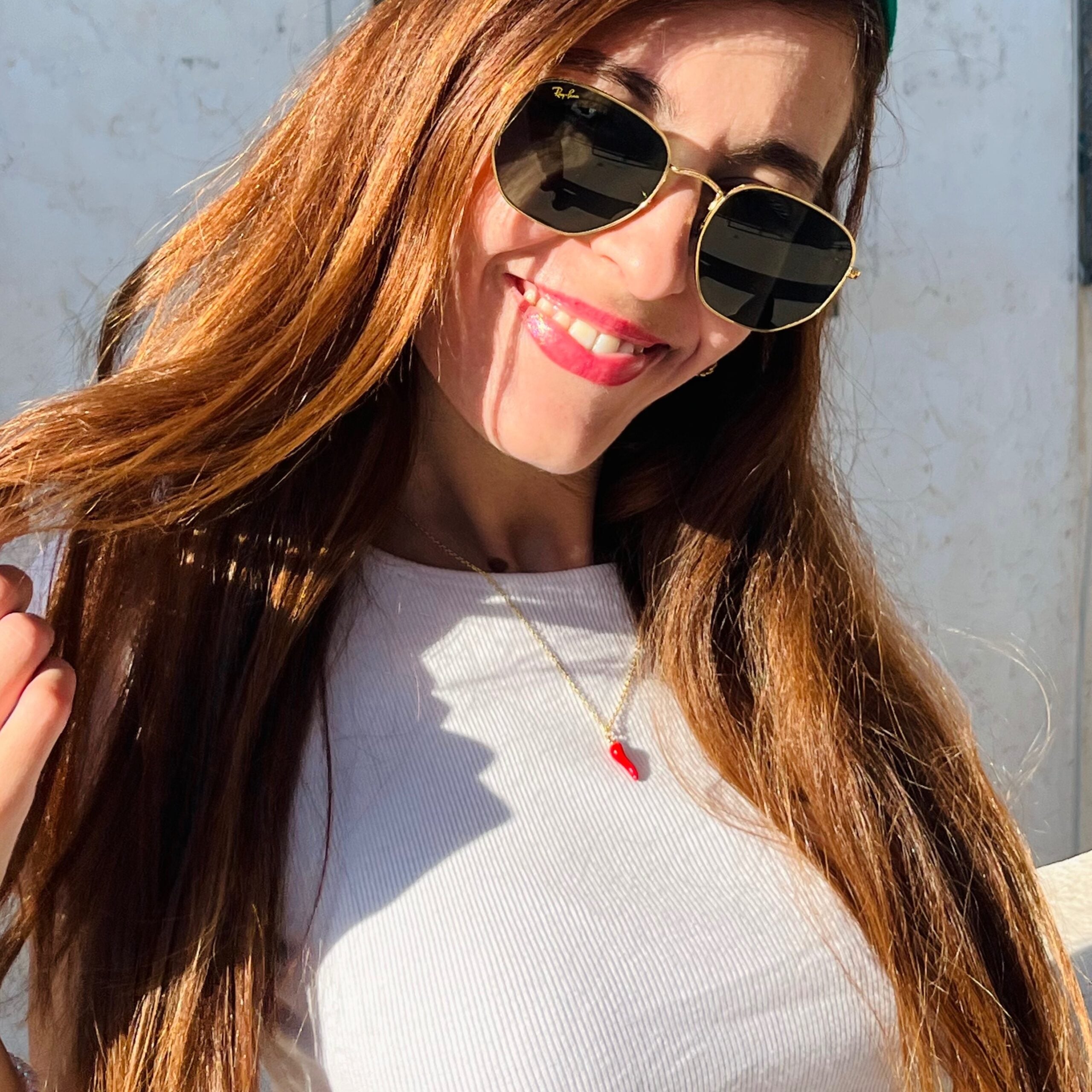 Collier Felfel Piment Rouge