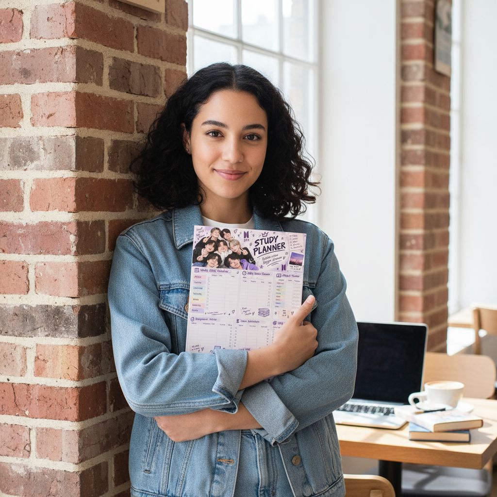 agenda BTS premium pour une organisation irrésistible et stylée