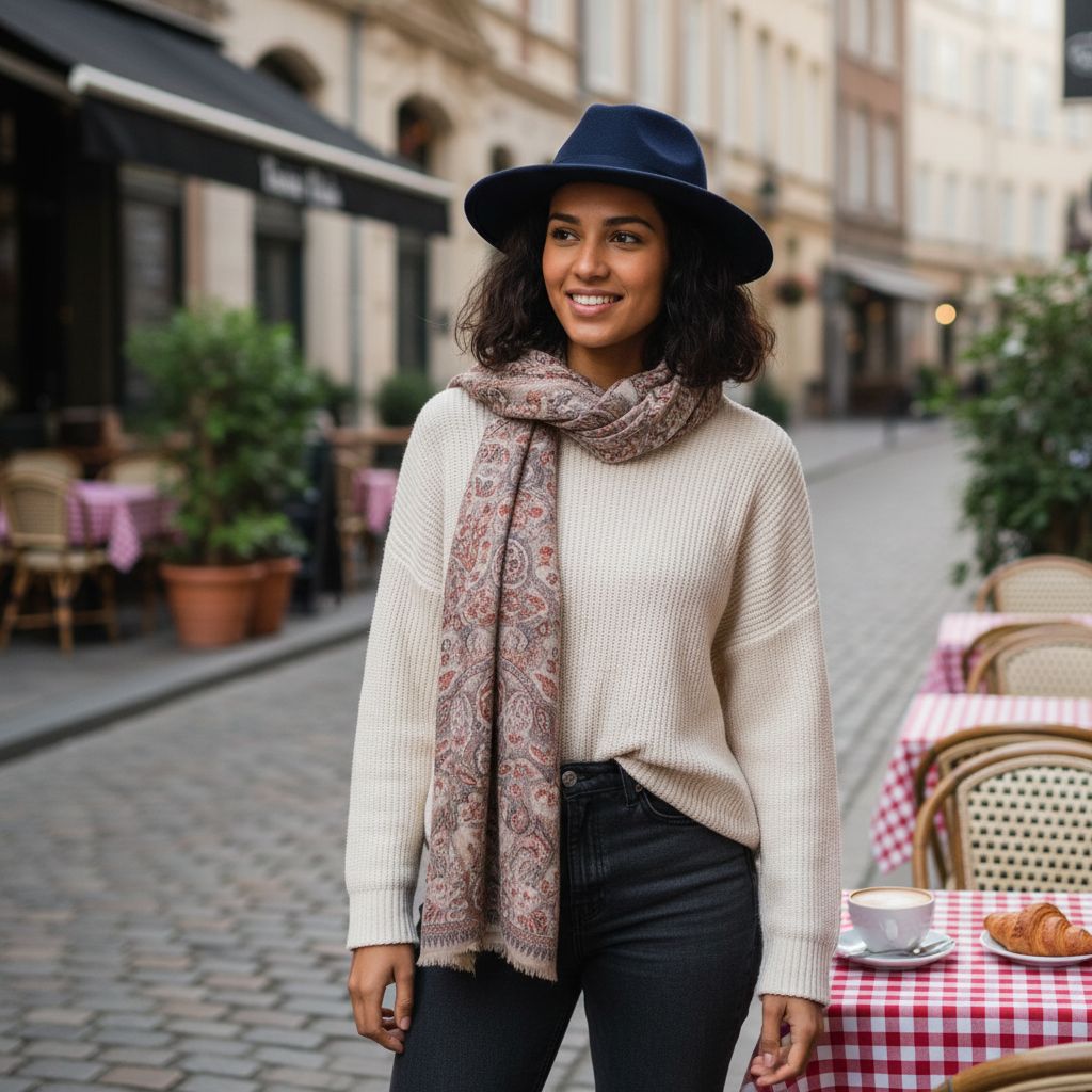 Chapeau laine bleu marine
