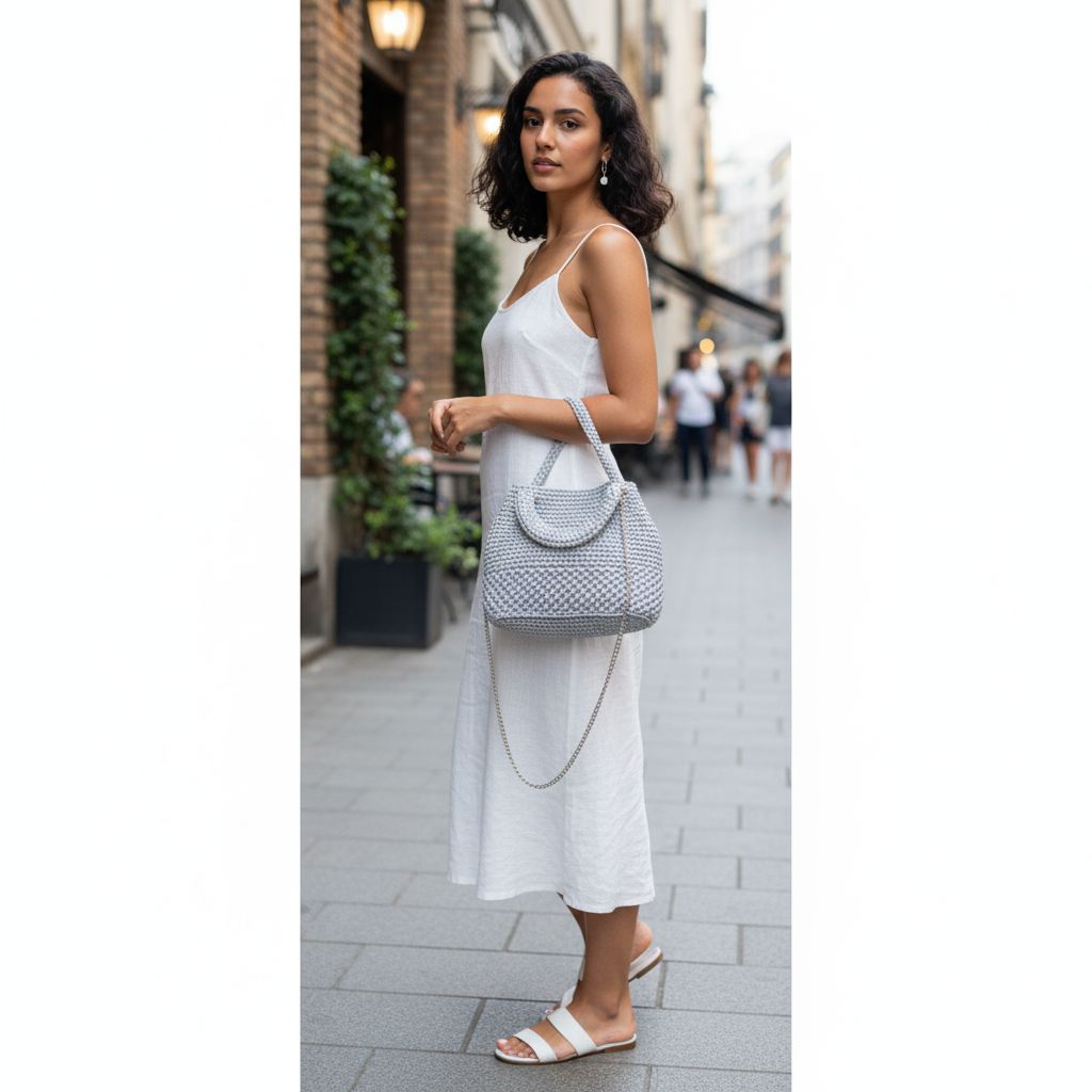 Sac en crochet élégant pour un style unique et raffiné