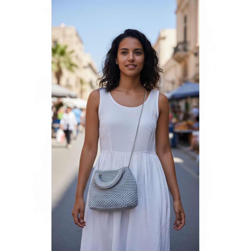 Sac en crochet élégant pour un style unique et raffiné