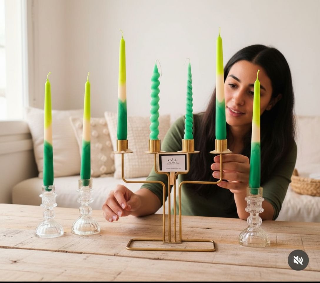 Bougie décorative artisanale pour une ambiance unique et chaleureuse