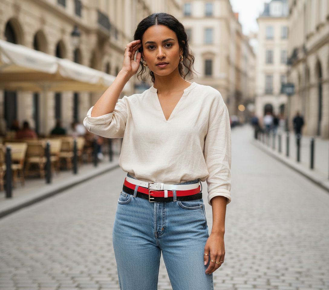 Ceinture cuir premium pour un style inégalé et raffiné