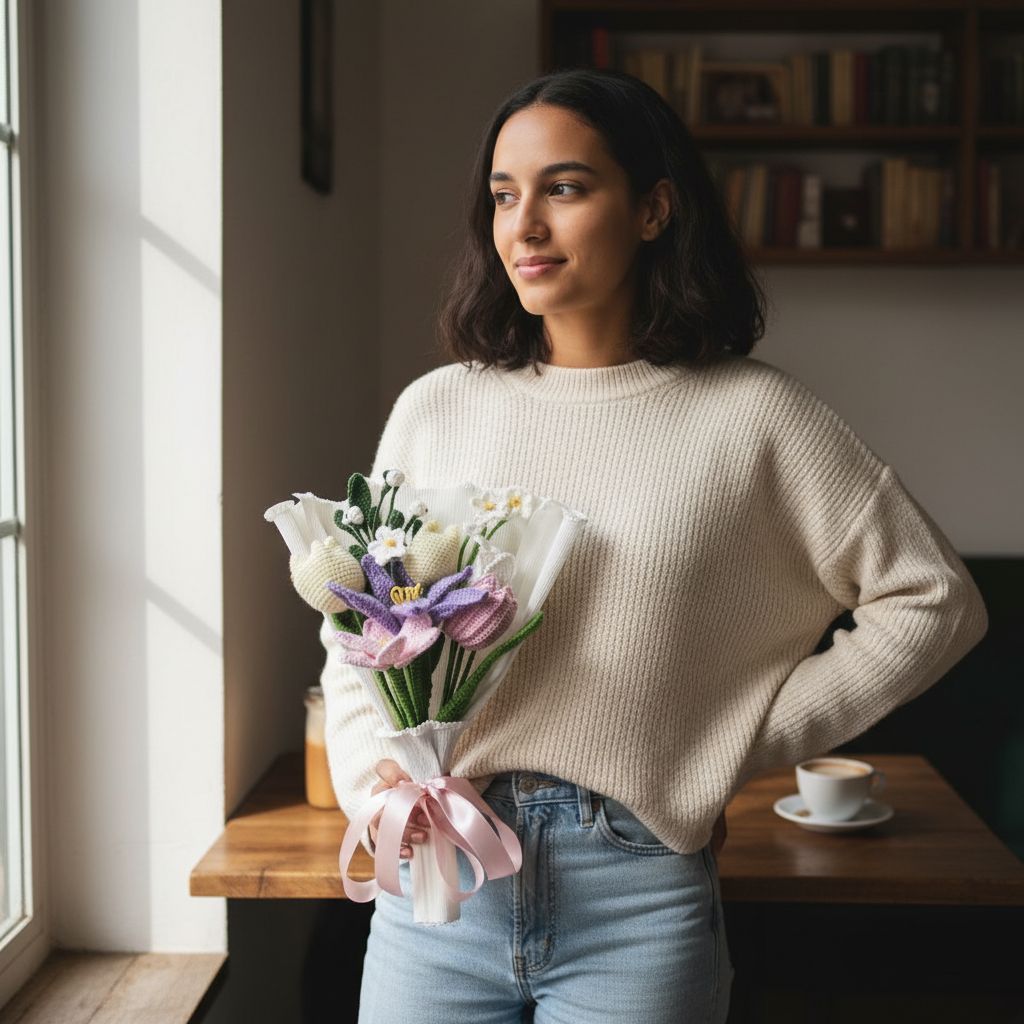 Bouquet crochet exquis pour sublimer vos moments précieux