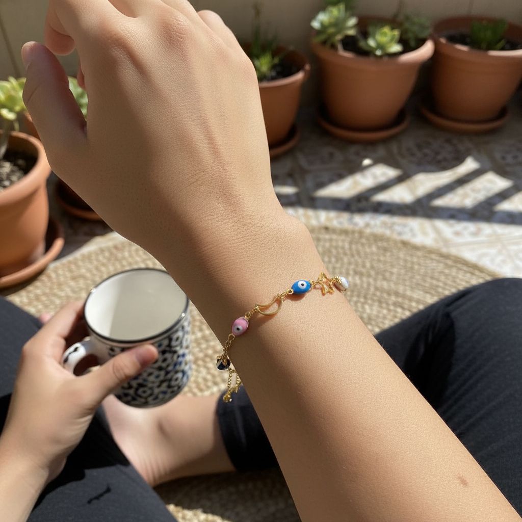 Bracelet inoxydable doré pour un style chic et durable