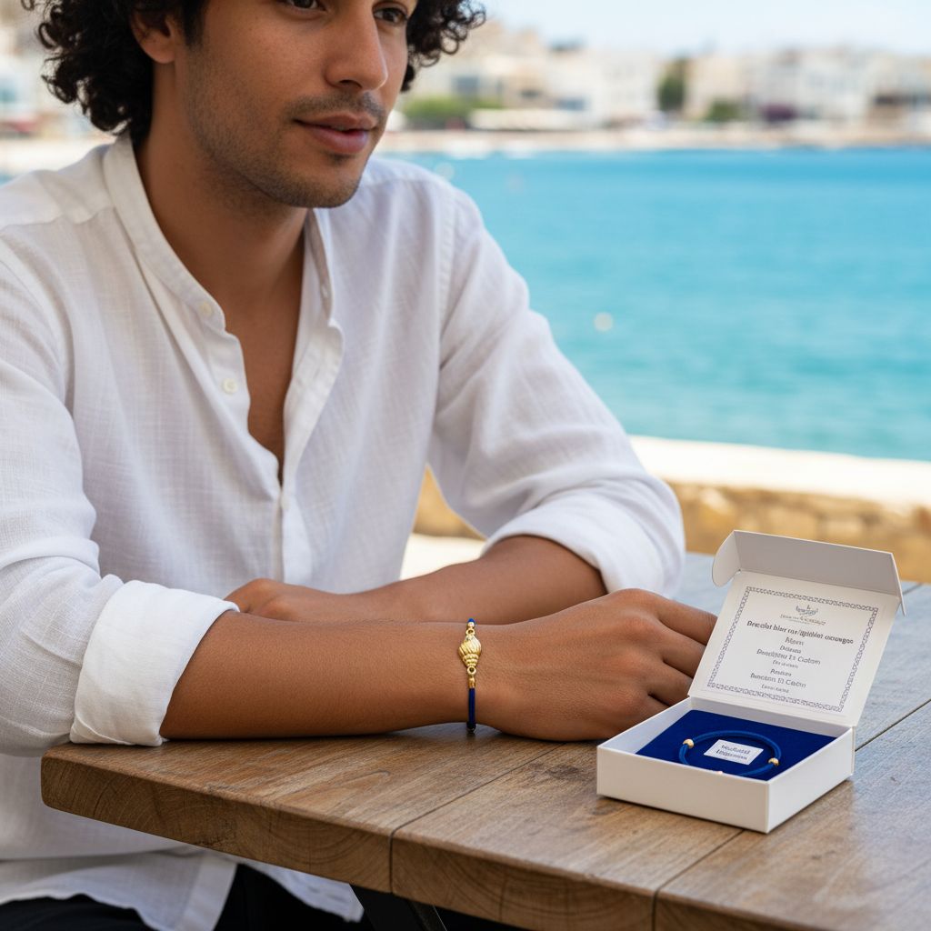 Bracelet bleu ajustable cocuages pour un style unique et élégant
