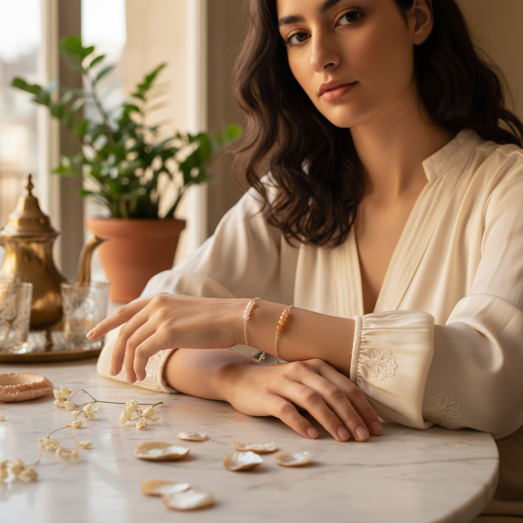 Bracelet perle cristallia