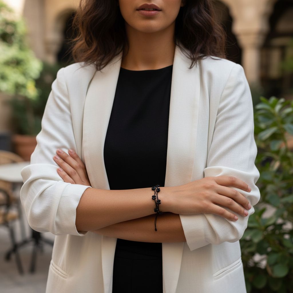 Bracelet noir élégant pour un style irrésistible et unique